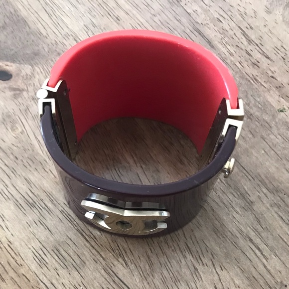 Authentic Chanel Resin Cuff - Picture 3 of 5
